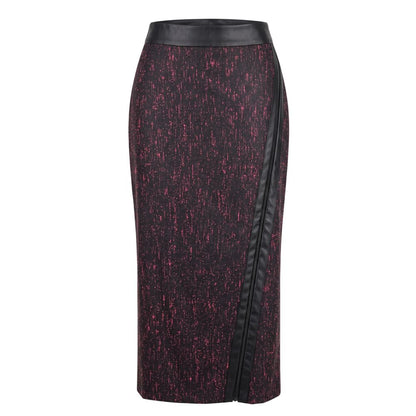 Trussardi Black Wool Women Skirt