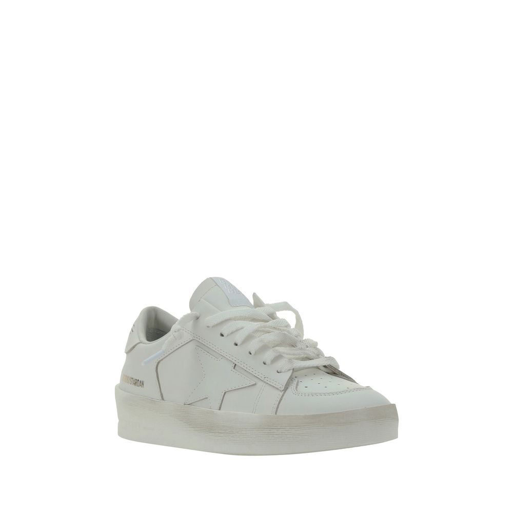 Sneakers by Golden Goose for women in goatskin leather white & signature features an timeless silhouette from the Star Women's Fashion Goatskin Leather Sneakers collection, showcasing a signature fashion style with an timeless finish.