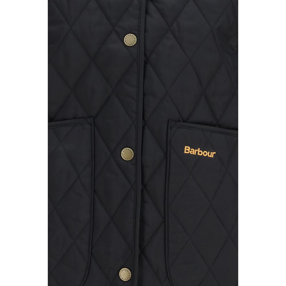 Windbreaker Jacket by Barbour for women in polyester polyamide corduroy blue & signature presents a resilient silhouette, artfully detailed with a sophisticated and functional pockets & windproof for a resilient finish.
