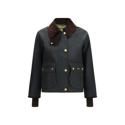 Windbreaker Jacket by Barbour for women in cotton bicolour, gold & signature features an stylish silhouette, showcasing a sophisticated and performance-driven pockets & windproof for a premium, stylish look.