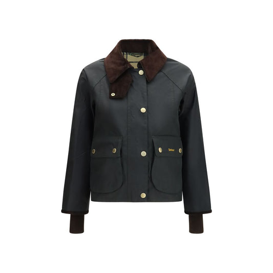 Windbreaker Jacket by Barbour for women in cotton bicolour, gold & signature features an stylish silhouette, showcasing a sophisticated and performance-driven pockets & windproof for a premium, stylish look.