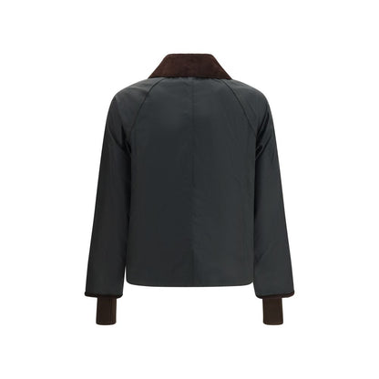 Windbreaker Jacket by Barbour for women in cotton bicolour, gold & signature features an magnificent silhouette, showcasing the sophisticated and functional pockets & windproof for a premium, magnificent look.