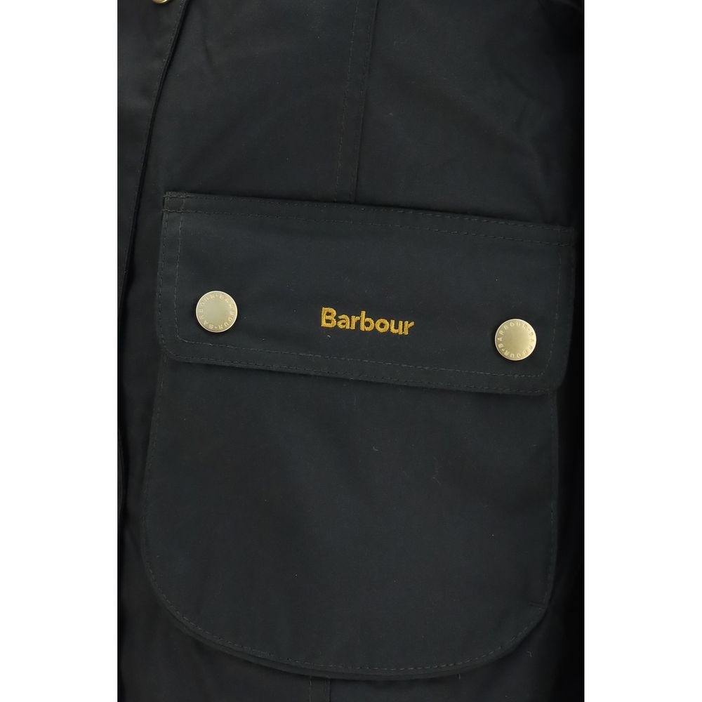 Windbreaker Jacket by Barbour for women in cotton bicolour, gold & signature features an stylish silhouette, showcasing a sophisticated and performance-driven pockets & windproof for a premium, stylish look.
