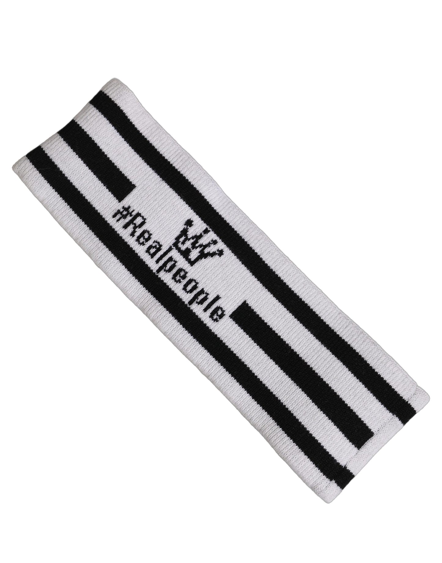 Dolce & Gabbana White Wool Knit #DGmillennials Head Band One Size Hat