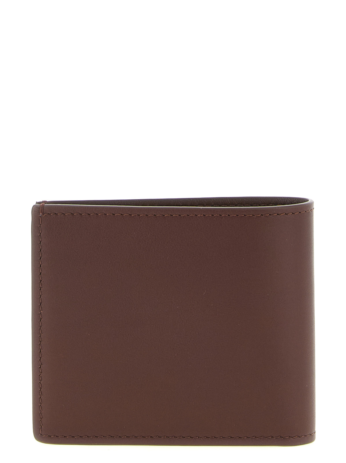 Brunello Cucinelli Calfskin Leather Cardholder Wallet - Brown