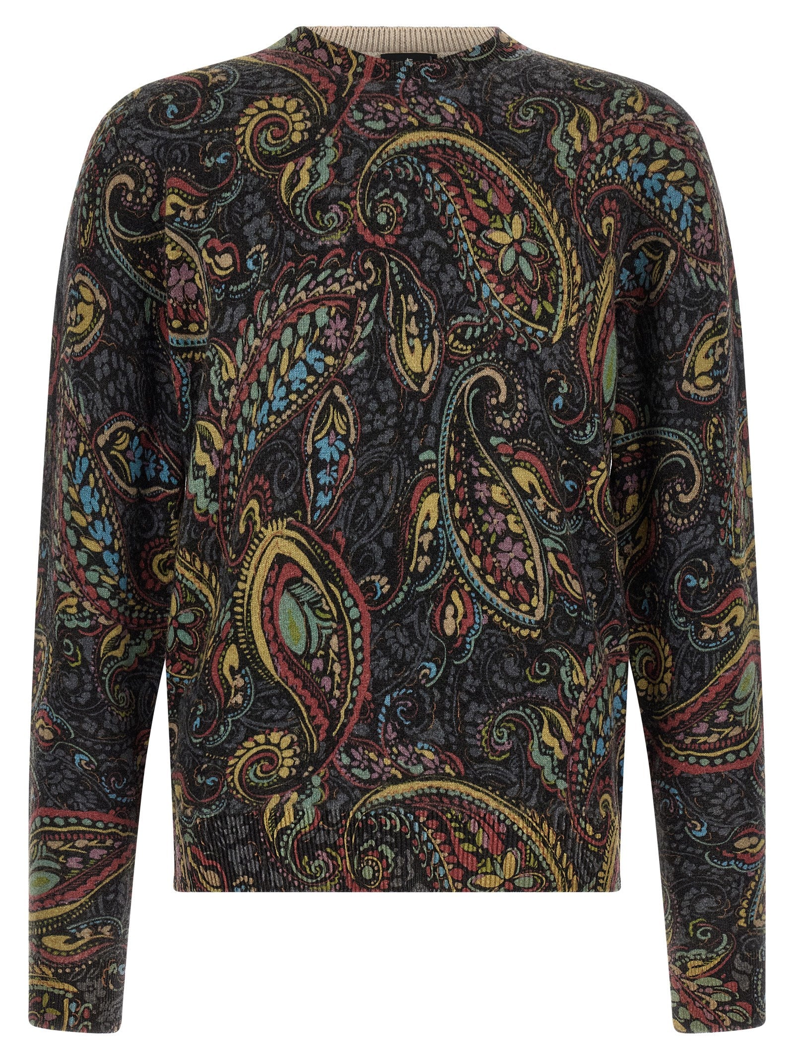Cardigan by Etro for men in wool canvas multicolor, patterned & paisley features an crisp silhouette, showcasing a sophisticated and detail for a truly crisp finish.