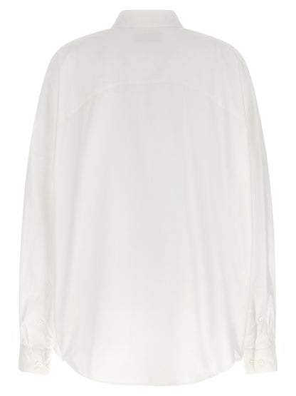 Blouse by Dries Van Noten for women in cotton sequins white showcases a sublime silhouette, artfully detailed with a sublime and for a sophisticated, sublime finish.