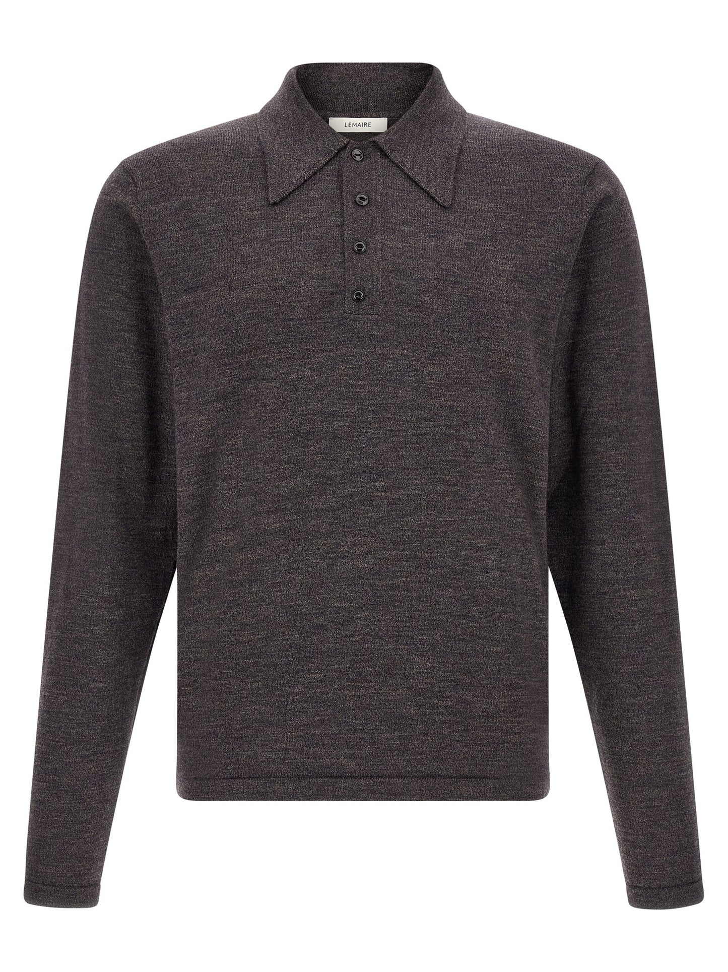 Polo Shirt by Lemaire for men in resin & wood brown features a eye catching silhouette, showcasing a refined and for a eye catching finish.