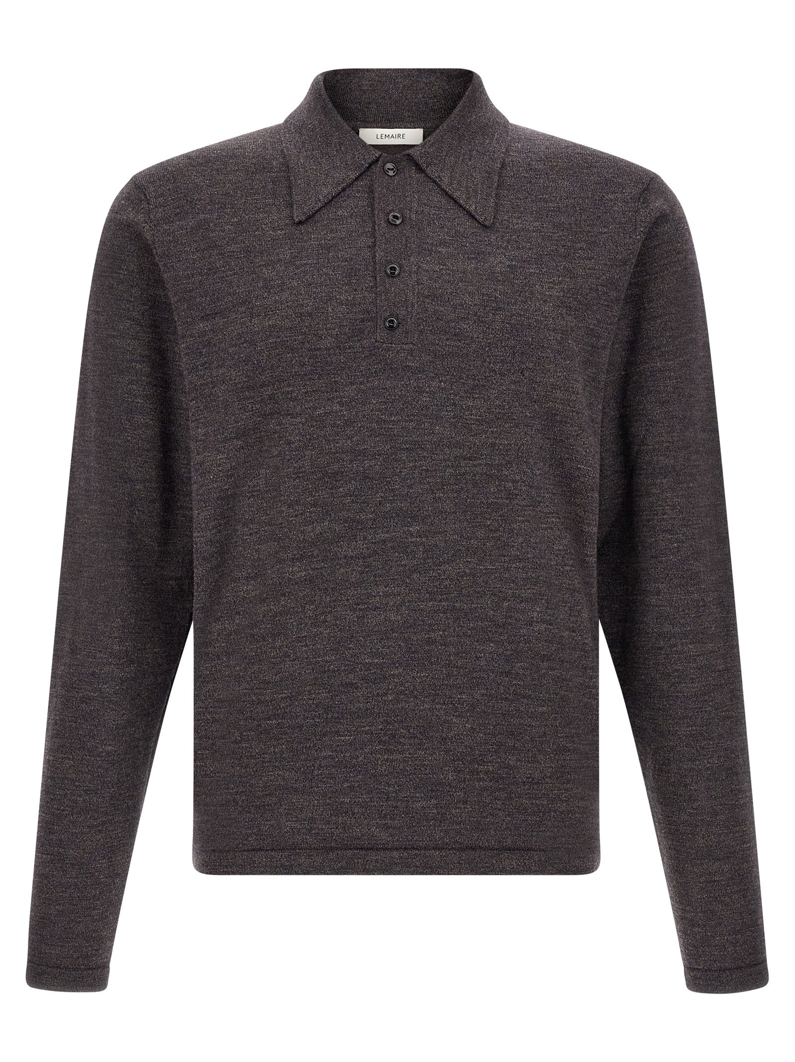 Polo Shirt by Lemaire for men in resin & wood brown features a eye catching silhouette, showcasing a refined and for a eye catching finish.