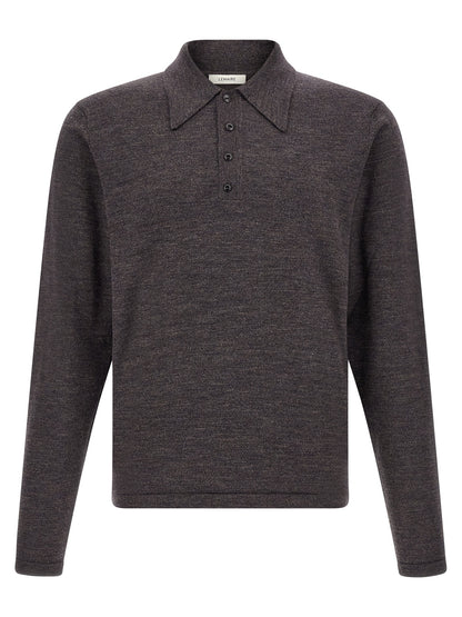 Polo Shirt by Lemaire for men in resin & wood brown features a eye catching silhouette, showcasing a refined and for a eye catching finish.