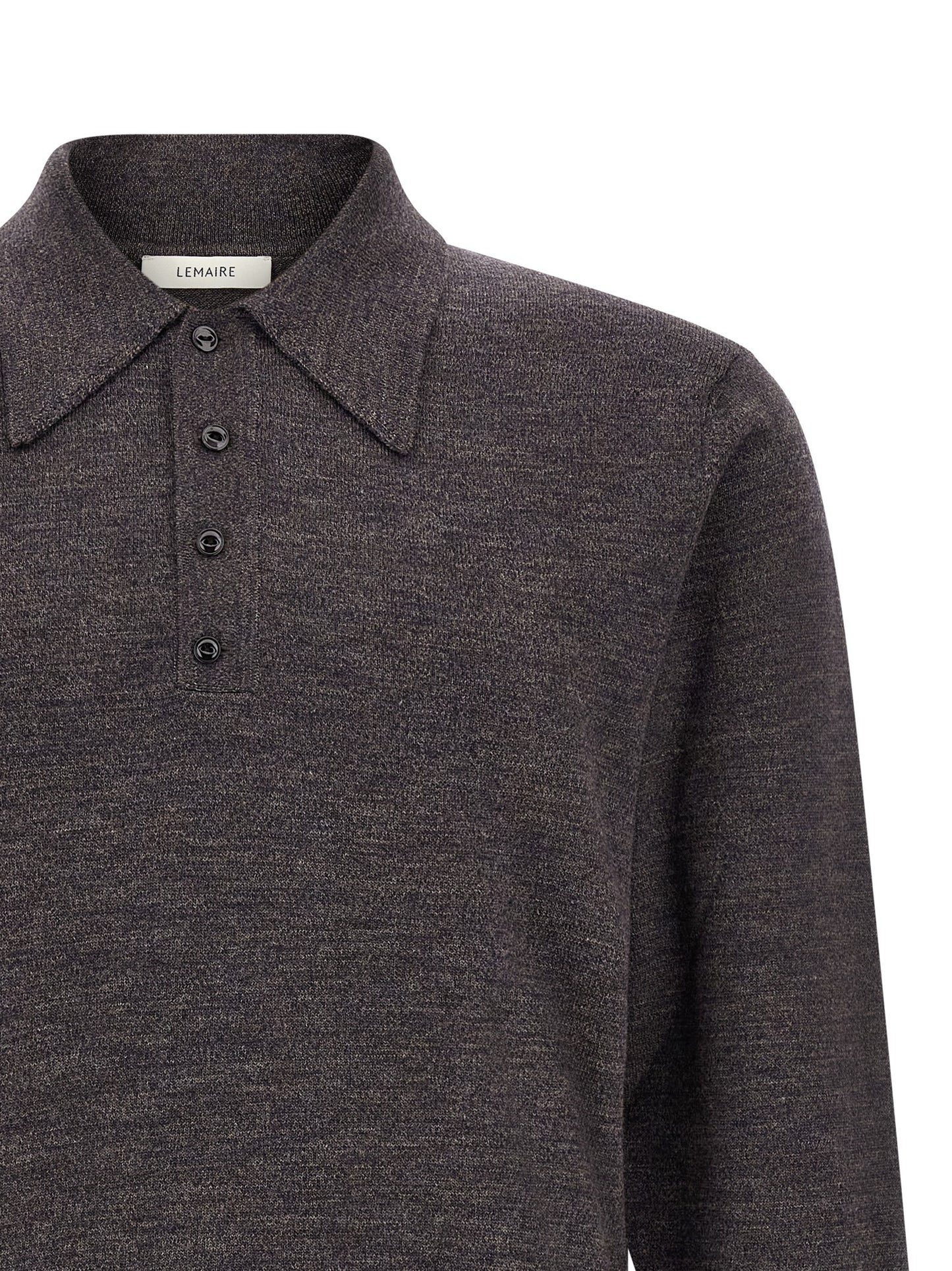 Polo Shirt by Lemaire for men in resin & wood brown showcases a enviable silhouette, featuring a refined and for a enviable finish.