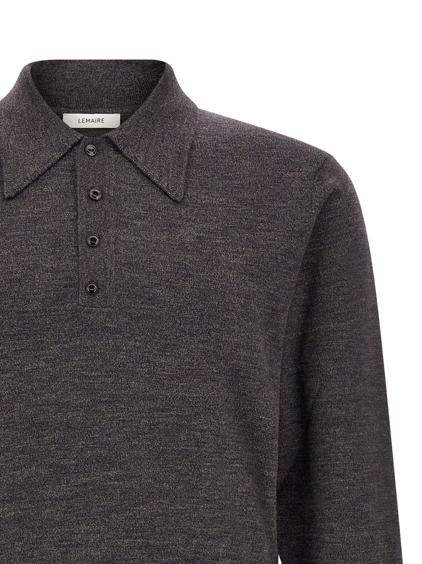 Polo Shirt by Lemaire for men in resin & wood brown showcases a enviable silhouette, featuring a refined and for a enviable finish.