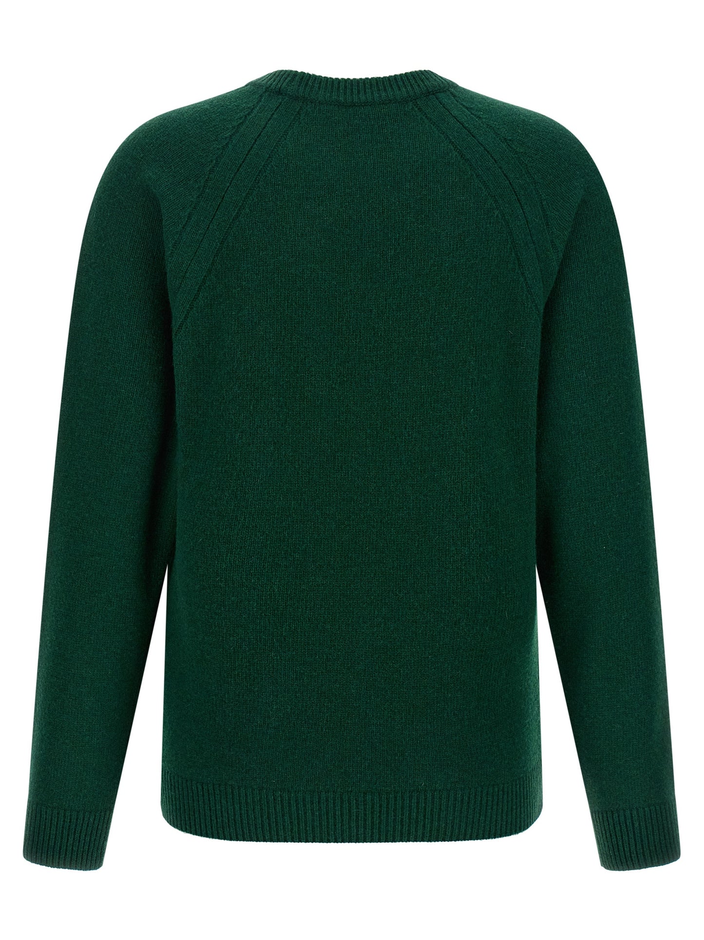 Cardigan by J.W.Anderson for women in wool bicolour, green & patterned features a nuanced silhouette with a refined crew neckline and nuanced detailing for a sophisticated look.