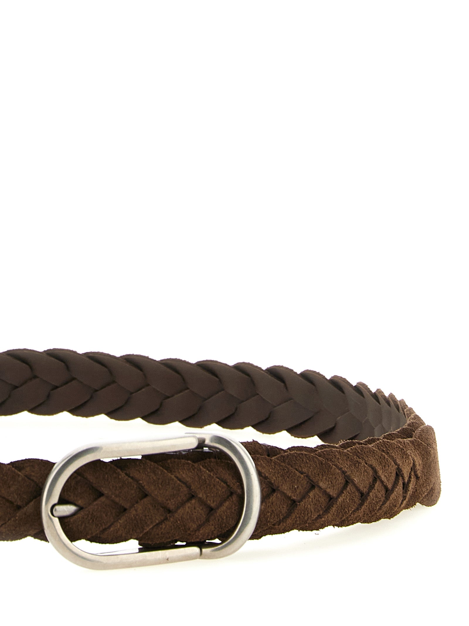 Belt by Brunello Cucinelli for men in suede calfskin leather brown, silver & patterned features an distinguished design, perfectly showcasing the sophisticated craftsmanship of this distinguished Suede Calfskin Leather Belt.