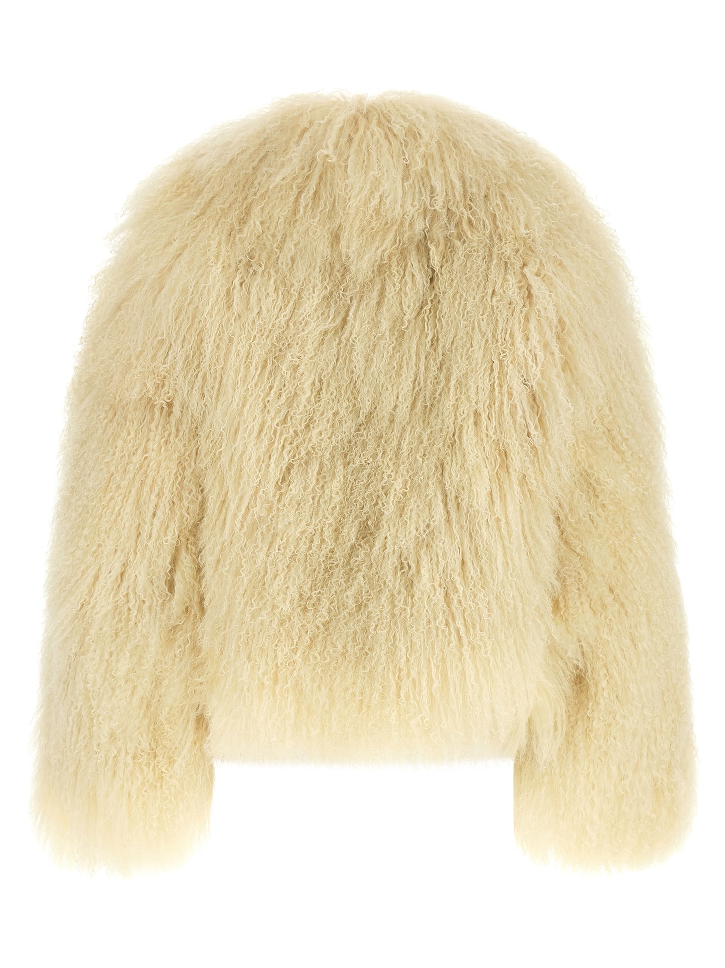 Jacket by BLANCHA for women in cashmere beige, cream & natural presents a authentic silhouette, artfully detailed with a authentic v-neck neckline and functional for a premium authentic finish.