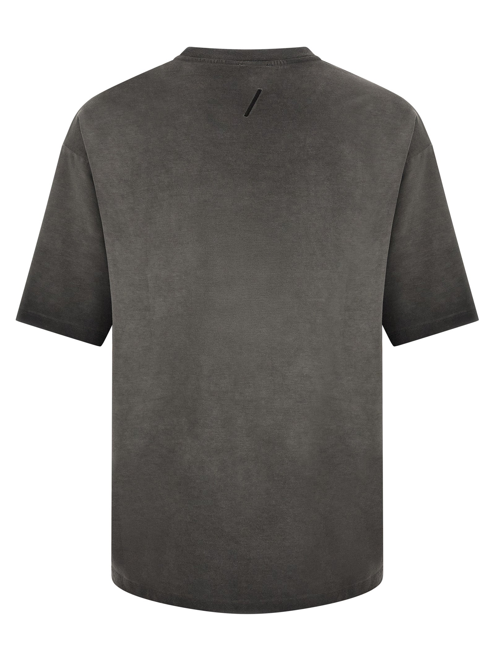 T-Shirt by Thom Krom for men in modal & cotton dark-gray & gray showcases a chic silhouette, artfully detailed with a chic crew neckline and for a chic finish.