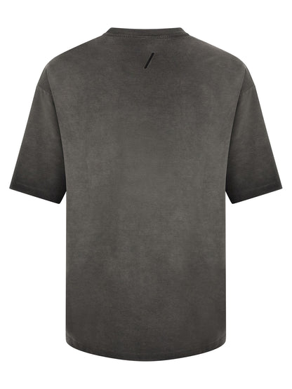 T-Shirt by Thom Krom for men in modal & cotton dark-gray & gray showcases a chic silhouette, artfully detailed with a chic crew neckline and for a chic finish.