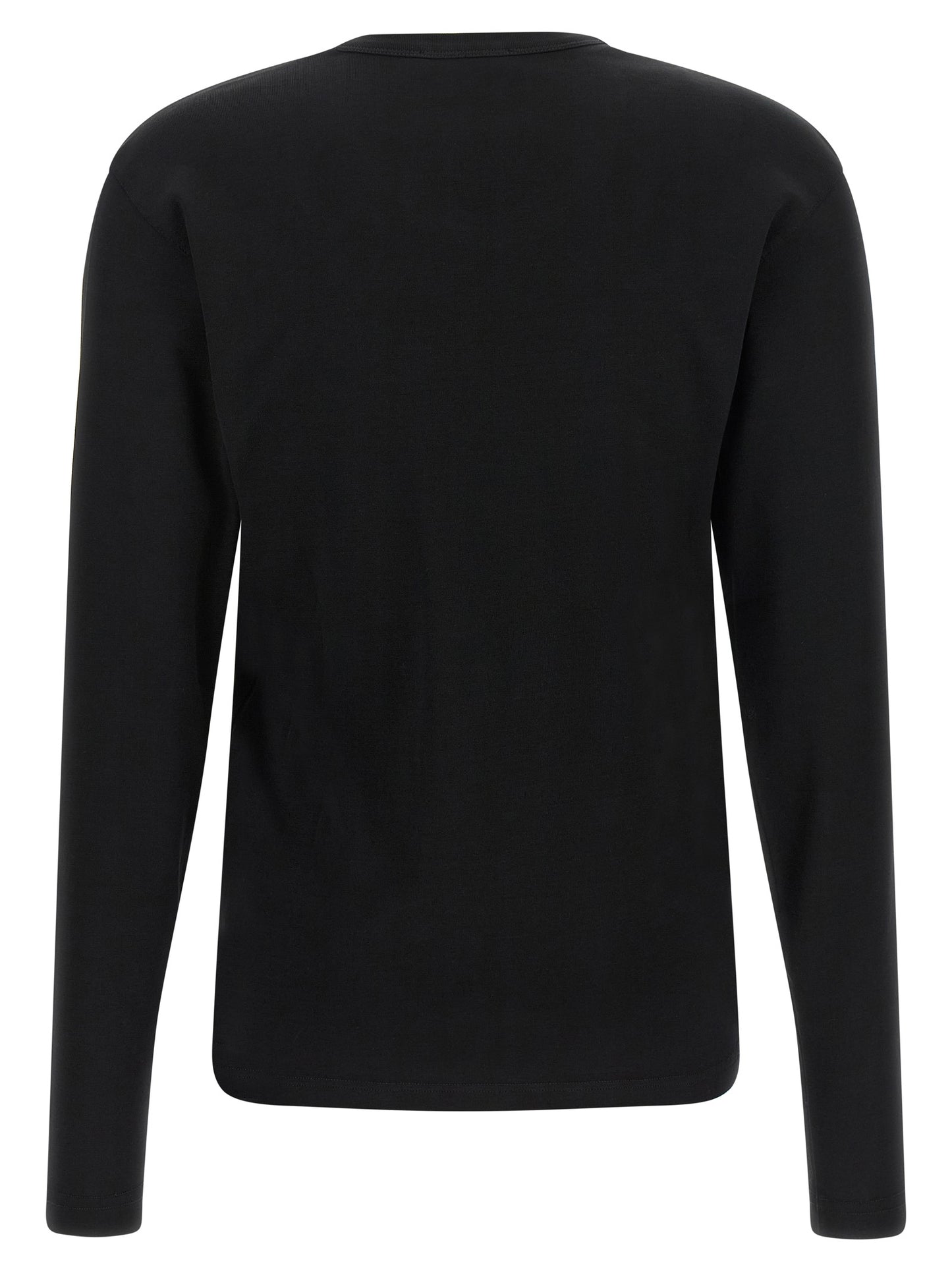 Cardigan by Lemaire for women in cotton black features an impeccable silhouette, showcasing a sophisticated crew neckline and detail for a truly impeccable finish.