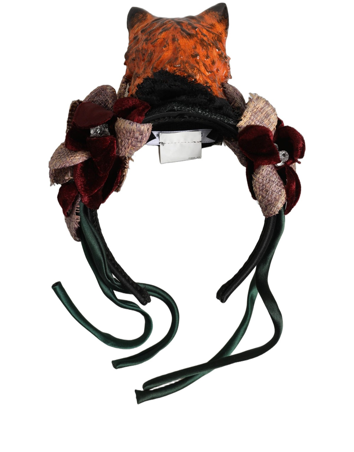 Dolce & Gabbana Silk & Velvet Headband - Multicolor