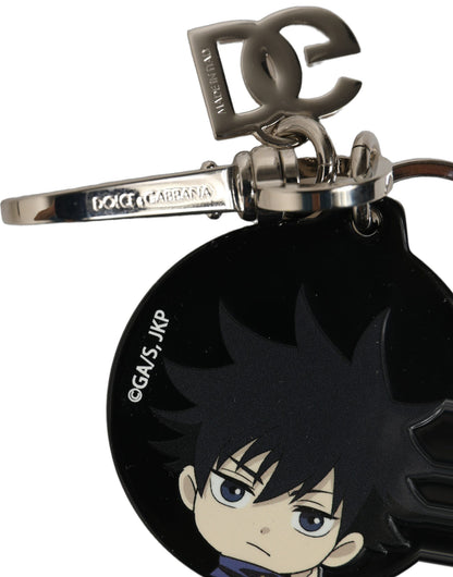 Dolce & Gabbana Black Fushiguro Megumi Charm Metal Keychain Keyring