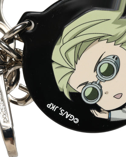 Dolce & Gabbana Black Kaisen Kento Nanami Charm Metal Keychain Keyring