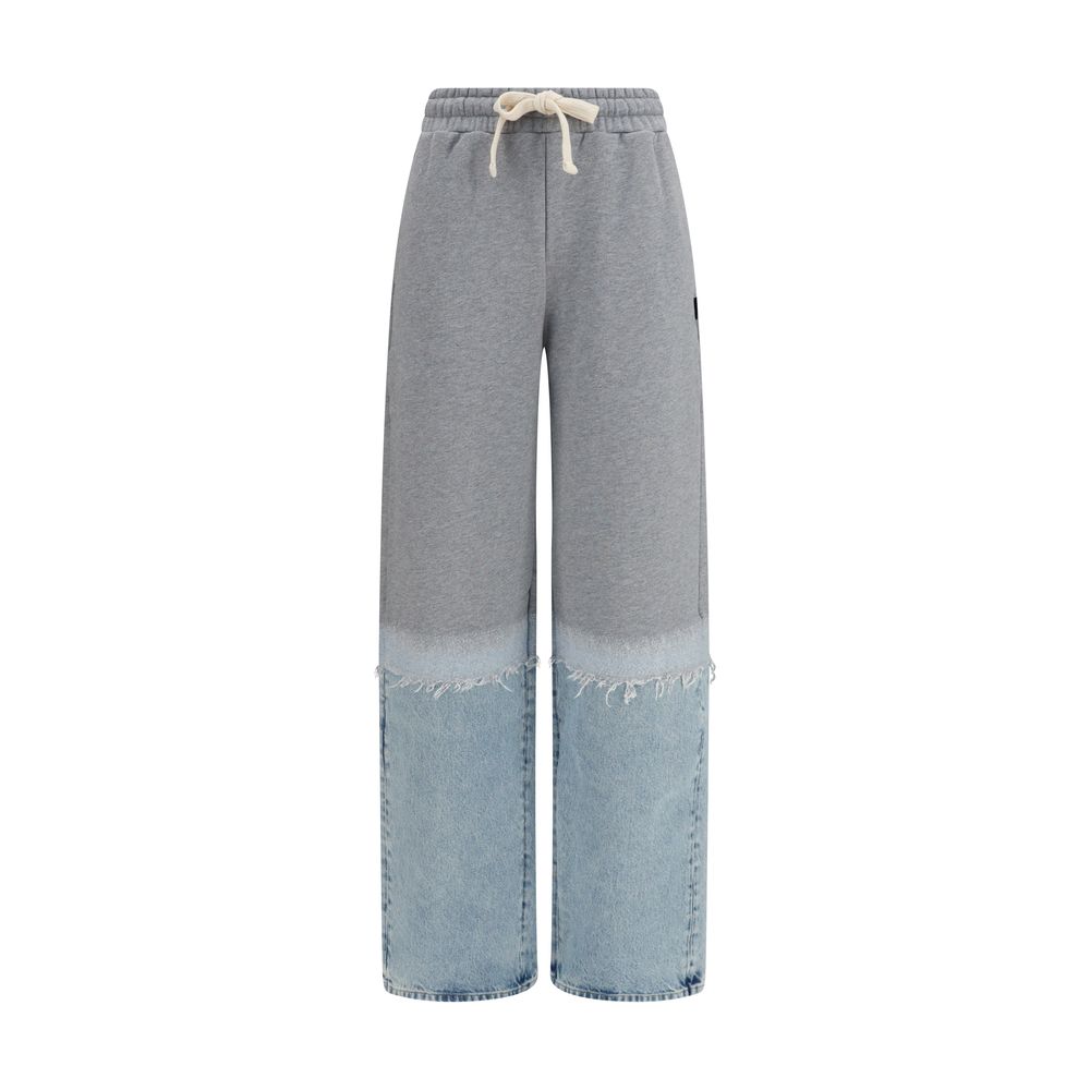 Sweatpants by Haikure for women in denim cotton multicolor, featuring a athletic regular-fit & wide and long with a athletic and high-performance .