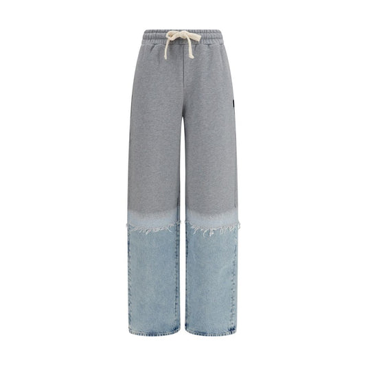 Sweatpants by Haikure for women in denim cotton multicolor, featuring a athletic regular-fit & wide and long with a athletic and high-performance .