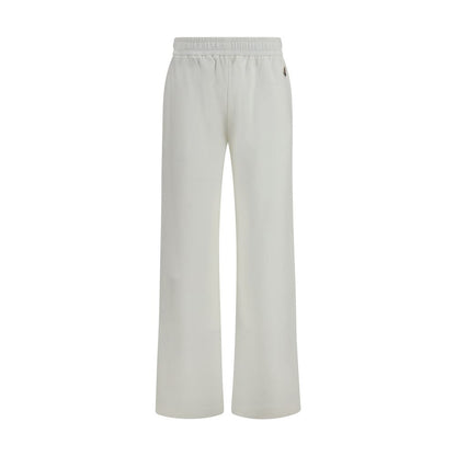 Moncler White Cotton Casual Pants