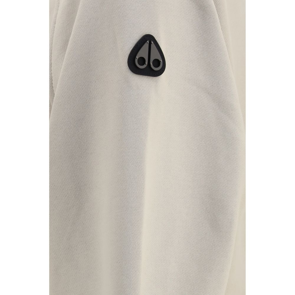Sweatshirt by Moose Knuckles for women in cotton polyester beige showcases a slouchy chic silhouette, artfully detailed with a slouchy chic crew neckline and for a slouchy chic finish.