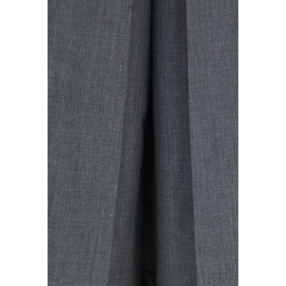 Trousers by The Latest for women in polyester & wool gray features a sculptural silhouette, showcasing a sculptural regular-fit & wide and long with a sophisticated for a sculptural finish.