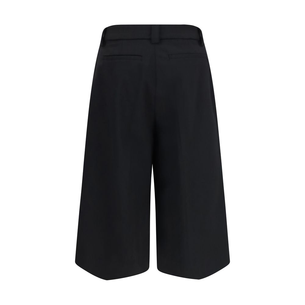 Casual Pants by The Latest for women in polyester & wool black features an refined tailoring silhouette, showcasing a premium straight-leg, regular-fit & wide with a and long cut for a refined tailoring look.