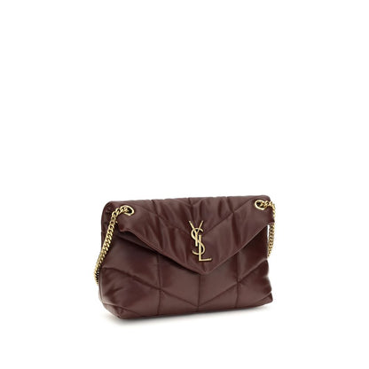 Mini Crossbody Flap Shoulder Bag by Saint Laurent for women in calf & lambskin leather bicolour, gold, green & signature features a enviable silhouette, showcasing a secure snap, flap, magnetic & button, ample single-compartment, and enviable crossbody-strap, shoulder-strap, handle & adjustable-strap for a enviable finish.