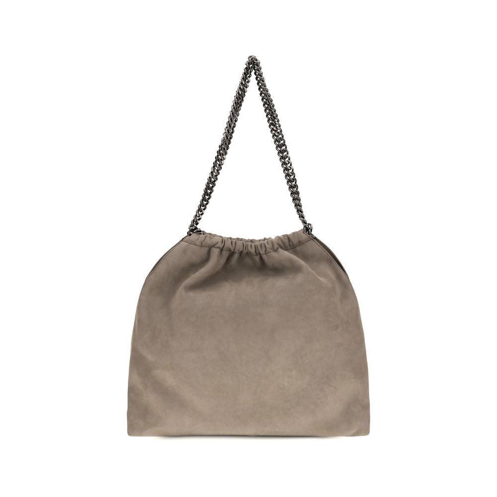 Mini Shoulder Flap Bag by Stella McCartney for women in polyester & calf leather bicolour, beige, green & silver features a effortless sophistication silhouette, secured by a snap, flap & magnetic with ample and versatile shoulder-strap, adjustable-strap & handle for a effortless sophistication finish.