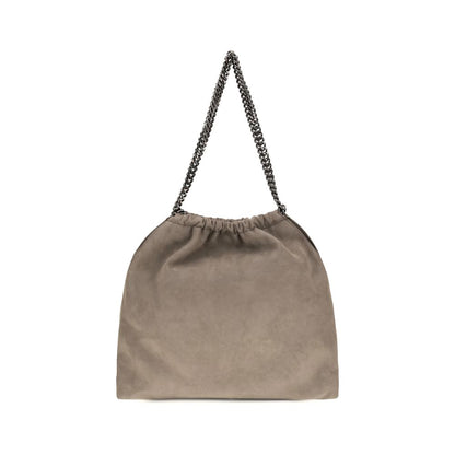 Mini Shoulder Flap Bag by Stella McCartney for women in polyester & calf leather bicolour, beige, green & silver features a effortless sophistication silhouette, secured by a snap, flap & magnetic with ample and versatile shoulder-strap, adjustable-strap & handle for a effortless sophistication finish.