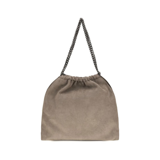 Mini Shoulder Flap Bag by Stella McCartney for women in polyester & calf leather bicolour, beige, green & silver features a effortless sophistication silhouette, secured by a snap, flap & magnetic with ample and versatile shoulder-strap, adjustable-strap & handle for a effortless sophistication finish.