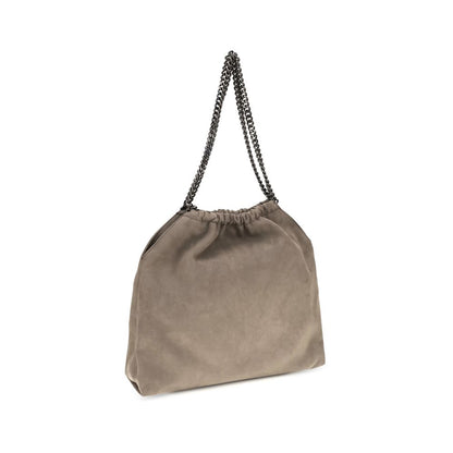 Mini Shoulder Flap Bag by Stella McCartney for women in polyester & calf leather bicolour, beige, green & silver features a effortless chic silhouette with a secure snap, flap & magnetic, ample , and versatile shoulder-strap, adjustable-strap & handle for a effortless chic finish.
