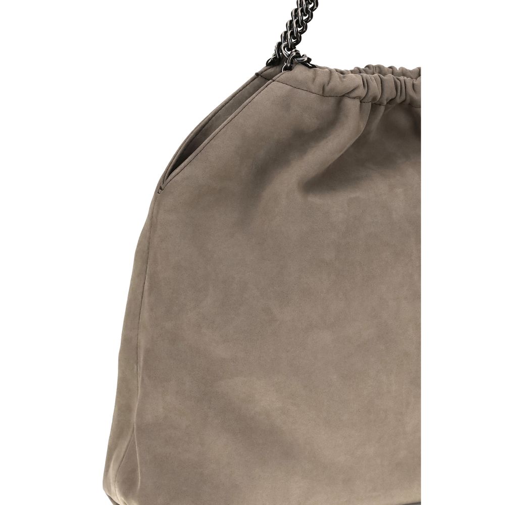 Mini Shoulder Flap Bag by Stella McCartney for women in polyester & calf leather bicolour, beige, green & silver features a effortless chic silhouette with a secure snap, flap & magnetic, ample , and versatile shoulder-strap, adjustable-strap & handle for a effortless chic finish.