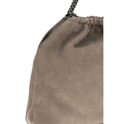 Mini Shoulder Flap Bag by Stella McCartney for women in polyester & calf leather bicolour, beige, green & silver features a effortless chic silhouette with a secure snap, flap & magnetic, ample , and versatile shoulder-strap, adjustable-strap & handle for a effortless chic finish.