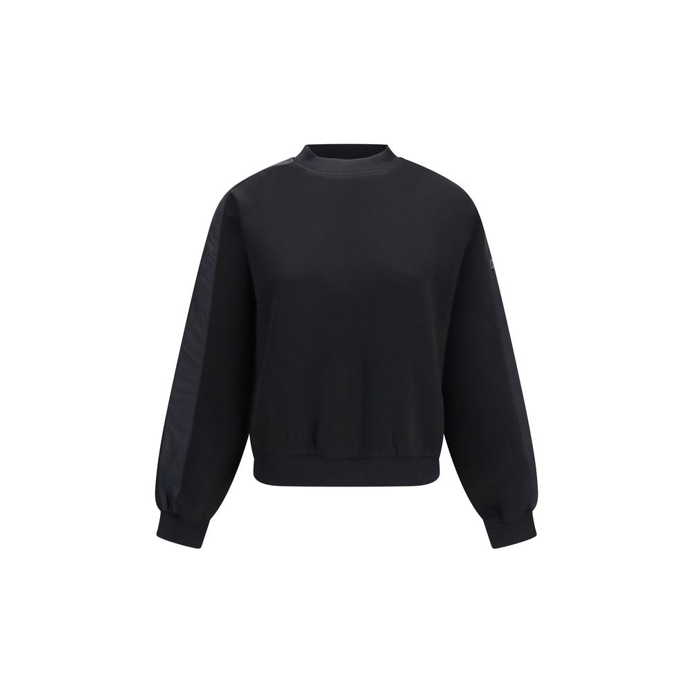 Sweatshirt by Moose Knuckles for women in stretch polyester cotton black features an exquisite silhouette, showcasing and details for a exquisite look.
