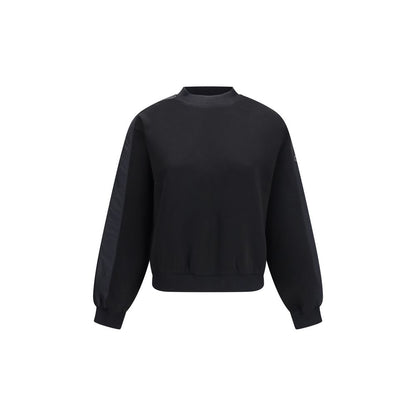 Sweatshirt by Moose Knuckles for women in stretch polyester cotton black features an exquisite silhouette, showcasing and details for a exquisite look.