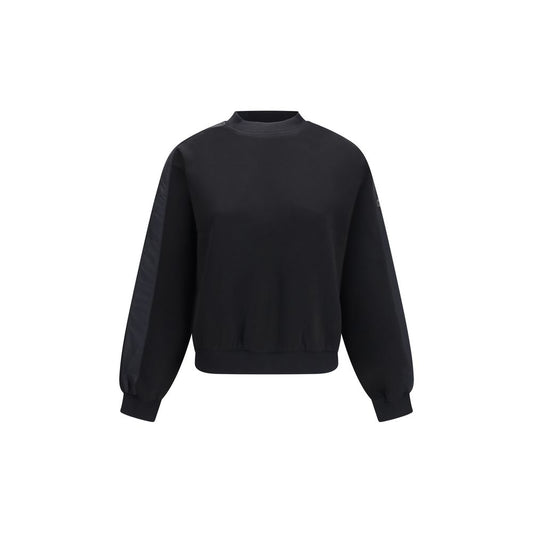 Sweatshirt by Moose Knuckles for women in stretch polyester cotton black features an exquisite silhouette, showcasing and details for a exquisite look.