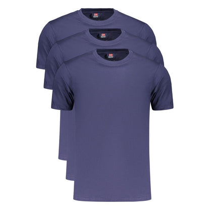 T-Shirt by Norway 1963 for men in cotton blue features a plush silhouette, showcasing a sophisticated crew neckline and for a truly plush finish.