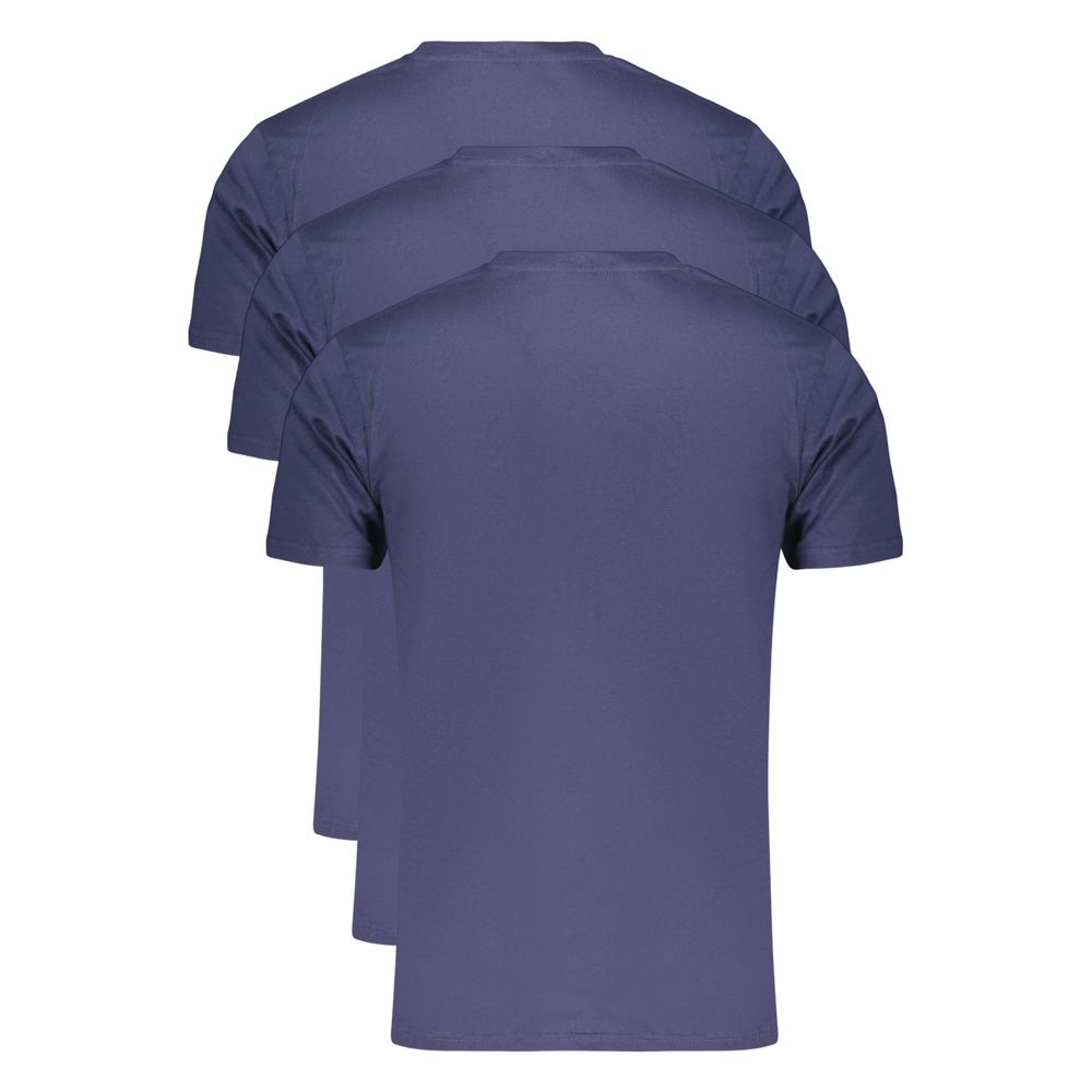 T-Shirt by Norway 1963 for men in cotton blue showcases a chic silhouette, artfully detailed with a chic crew neckline and for a chic finish.