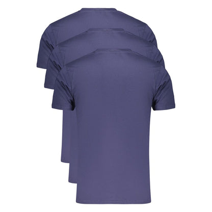 T-Shirt by Norway 1963 for men in cotton blue showcases a chic silhouette, artfully detailed with a chic crew neckline and for a chic finish.