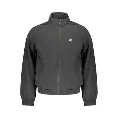 Overcoat by Calvin Klein for men in plastic polyamide black & green features a cosy chic silhouette, artfully detailed with a sophisticated and premium pockets for a cosy chic finish.