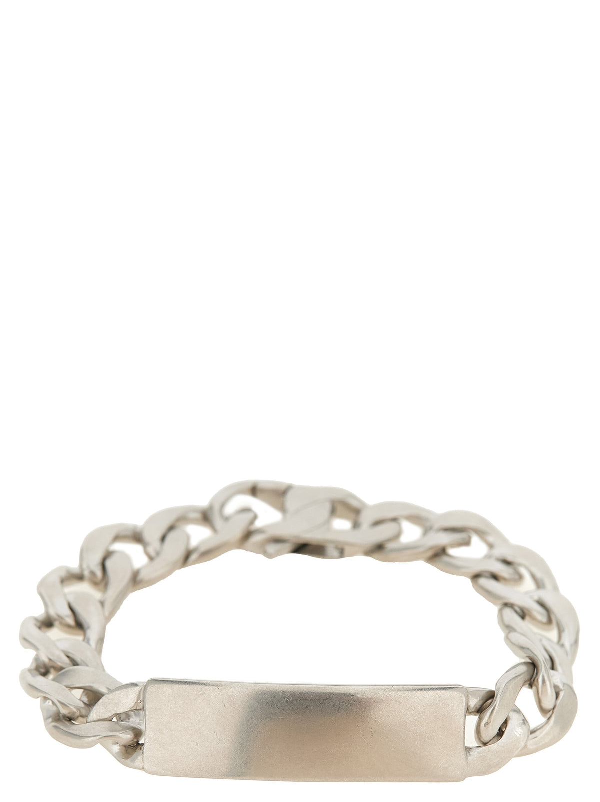 Maison Margiela Men's Charm SIlver Mesh Bracelet - Silver