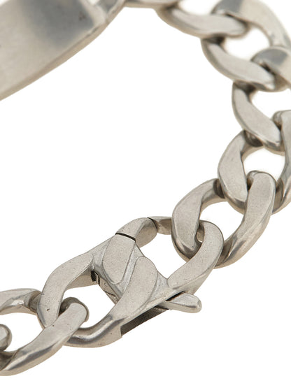 Maison Margiela Men's Charm SIlver Mesh Bracelet - Silver