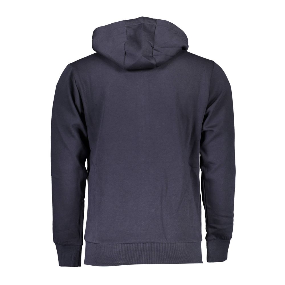Hooded Sweatshirt Hoodie by U.S. Grand Polo for men in cotton polyester blue features an avant-garde silhouette, showcasing a sophisticated and detail for a truly avant-garde finish.