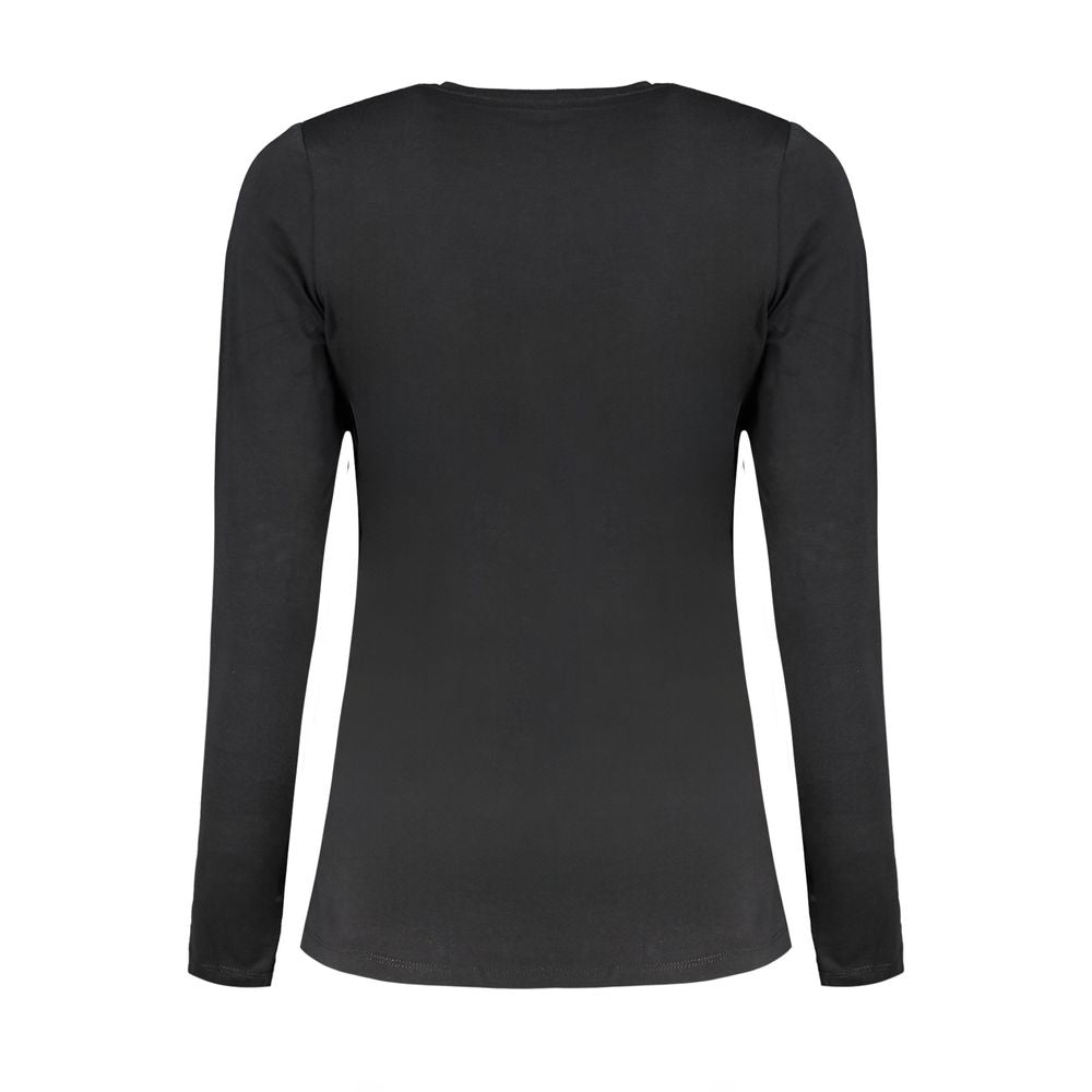 T-Shirt by Pepe Jeans for women in stretch cotton black & print showcases a unassuming silhouette, artfully detailed with a refined and unassuming for a sophisticated, contemporary look.