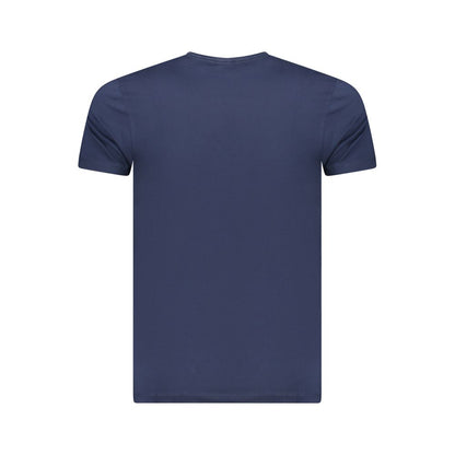 T-Shirt by Pepe Jeans for men in stretch viscose cotton blue & print features an on trend silhouette, perfectly showcasing a on trend and for an elevated aesthetic.